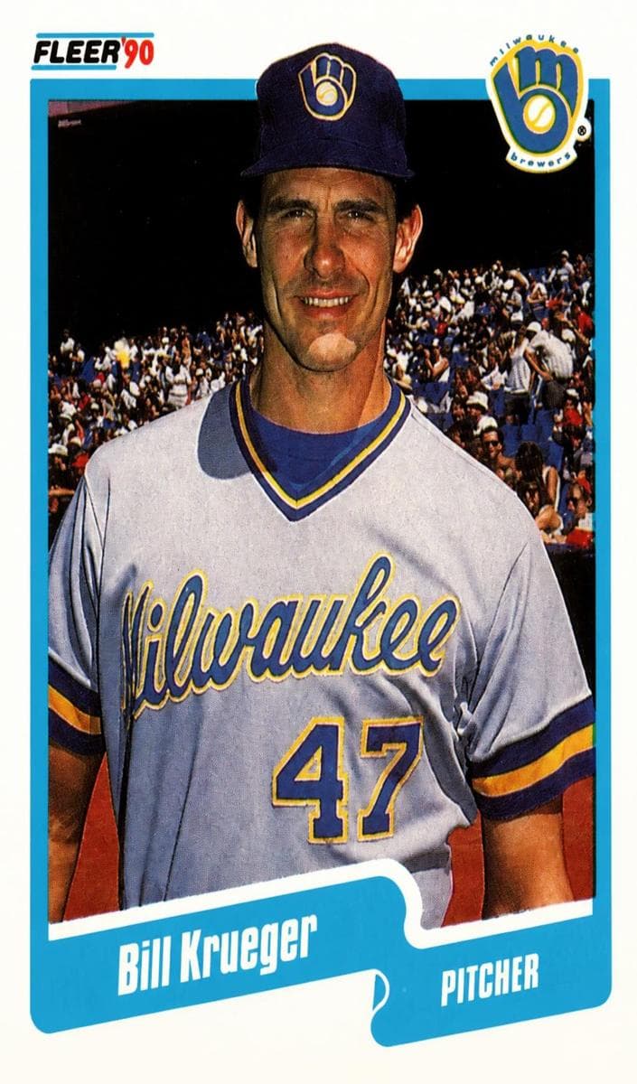 Bill Krueger 1990 fleer