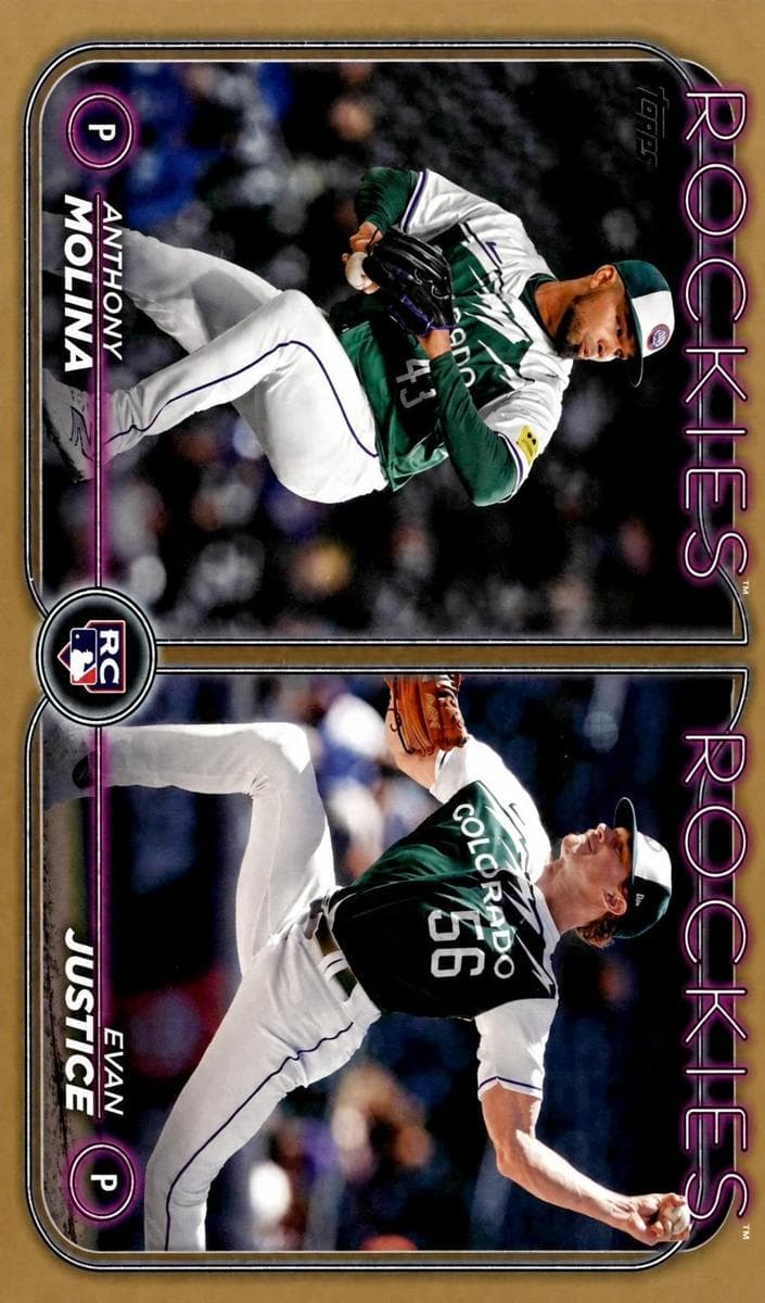 Evan Justice / Anthony Molina 2024 topps Topps Update