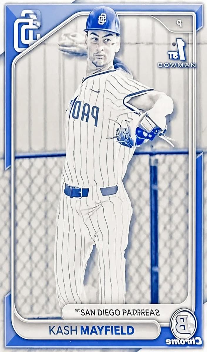 Kash Mayfield 2024 bowman Bowman Draft Chrome
