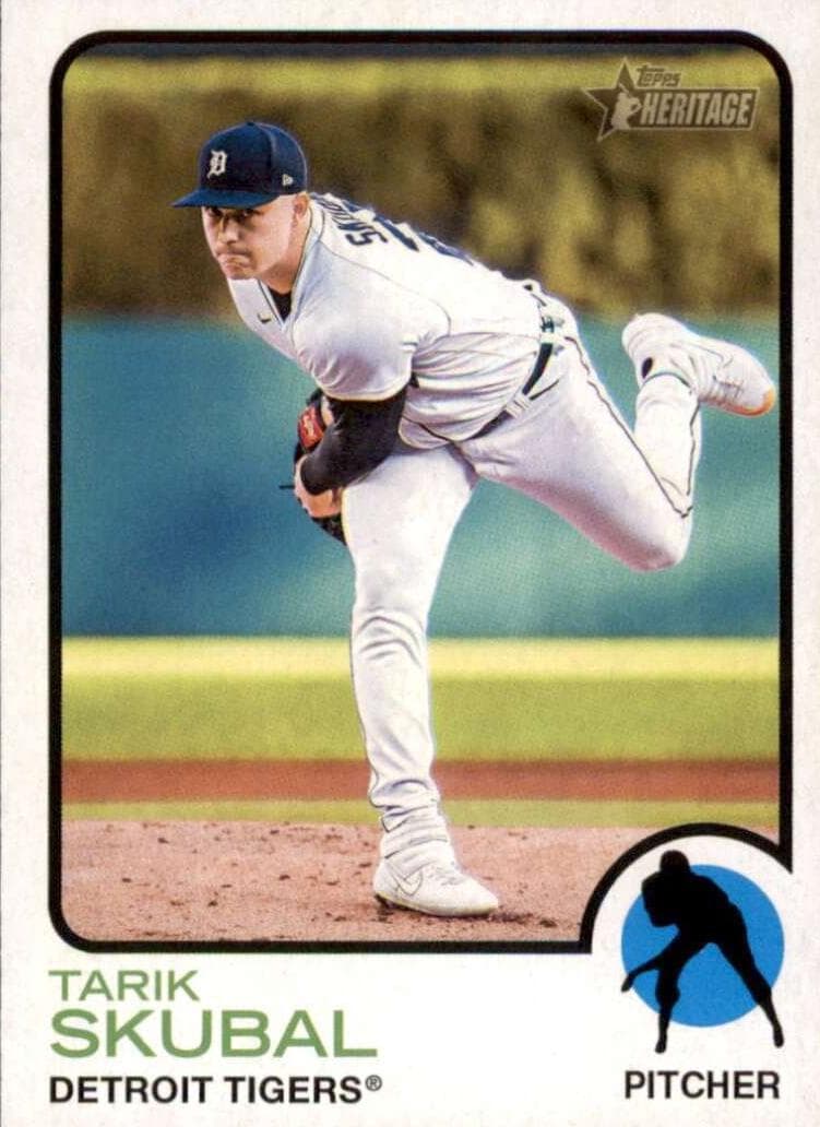 Tarik Skubal 2022 topps Topps Heritage