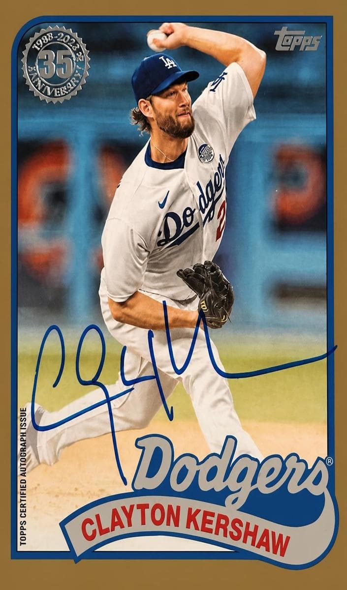 Clayton Kershaw 2024 topps Topps Update
