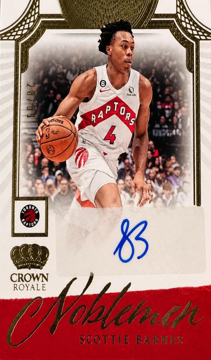 Scottie Barnes 2023 panini Panini Crown Royale