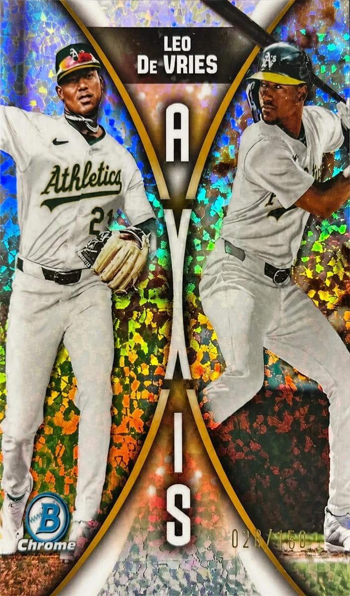 Leo De Vries 2025 bowman Bowman Draft Chrome