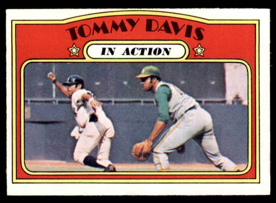 Tommy Davis 1972 topps O-Pee-Chee