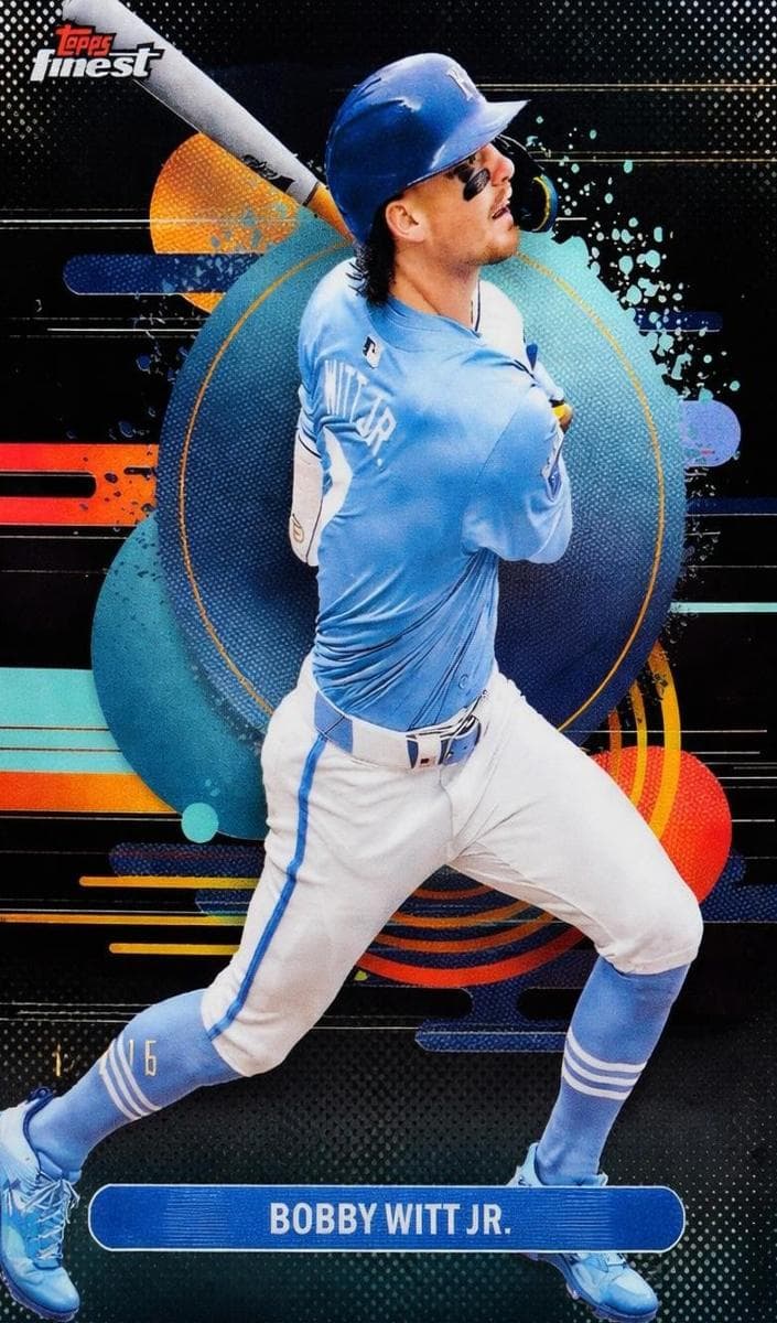 Bobby Witt Jr. 2025 topps Topps Finest