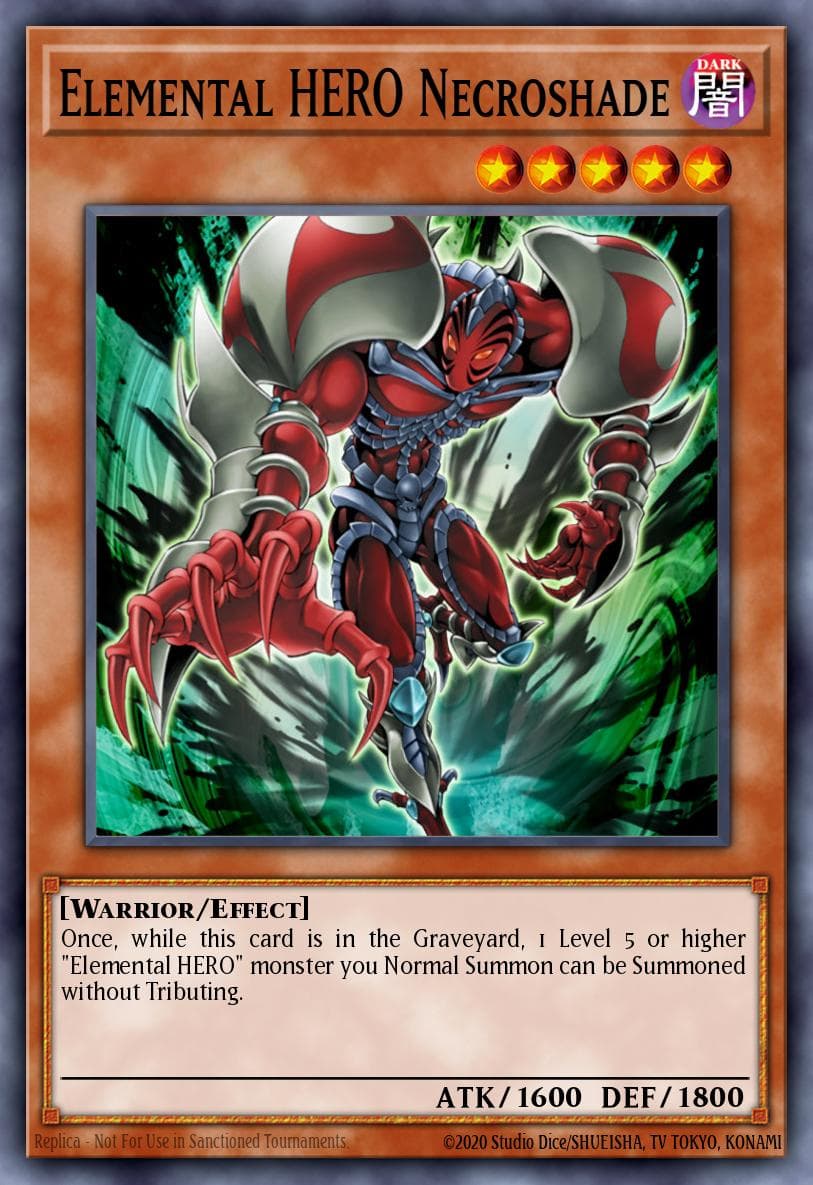 Elemental HERO Necroshade #SDHS-EN010