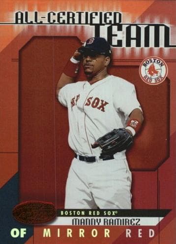 Manny Ramirez 2002 leaf Certified