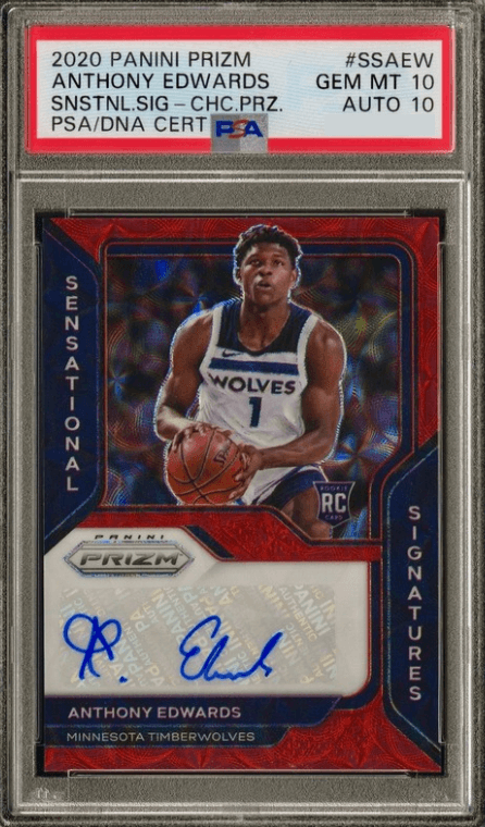 Anthony Edwards 2020 panini Panini Prizm