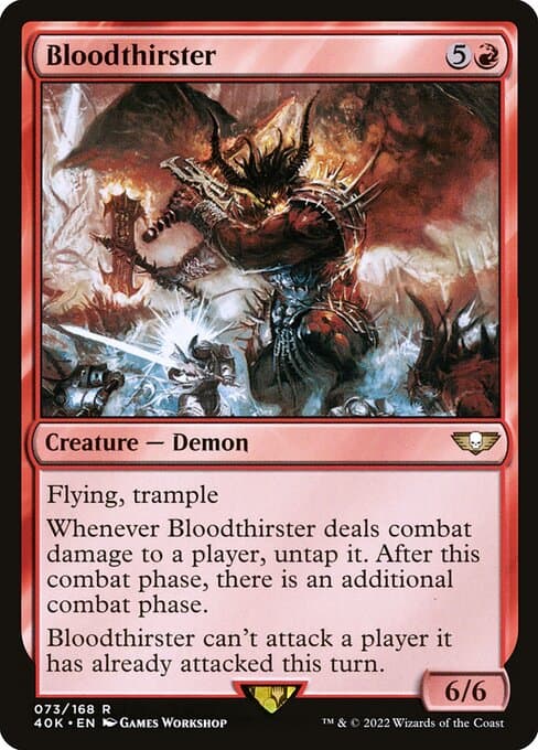 Bloodthirster 2022 Magic: The Gathering Warhammer 40,000