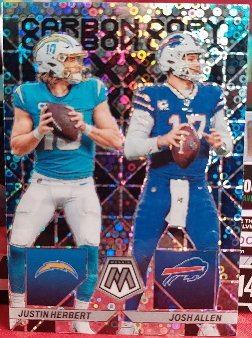 Justin Herbert / Josh Allen 2023 panini Panini Mosaic