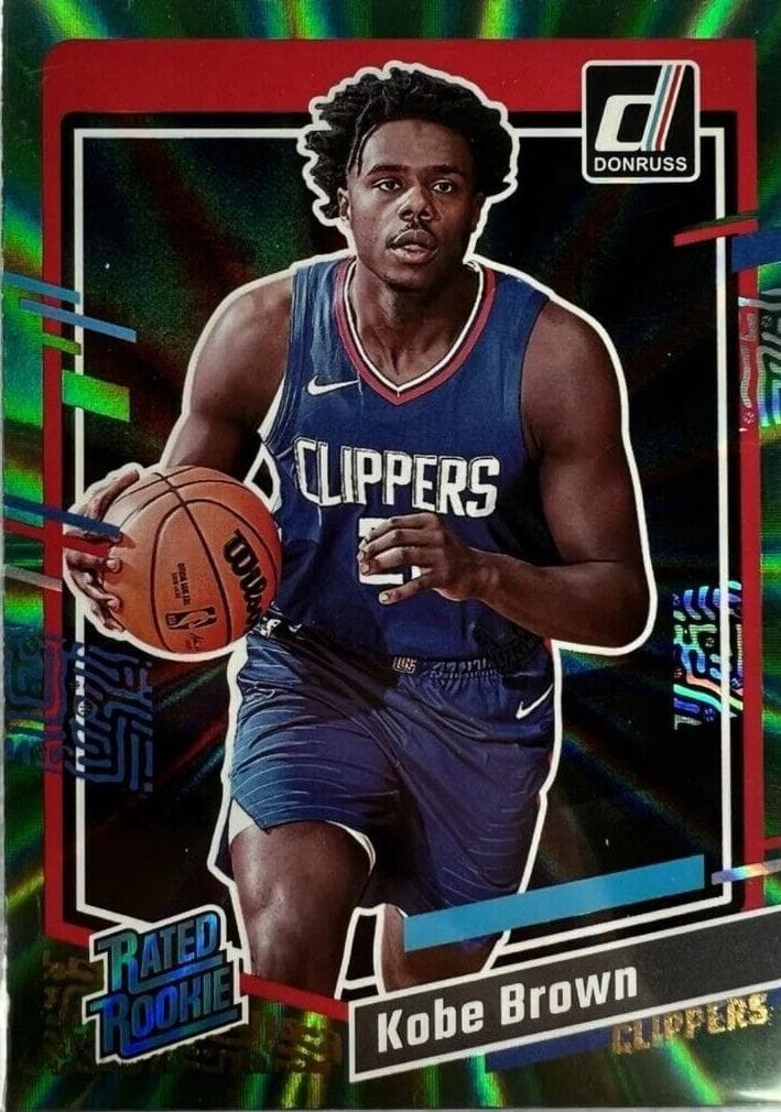 Kobe Brown trading card