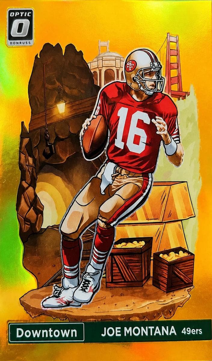 Joe Montana 2023 panini Donruss Optic