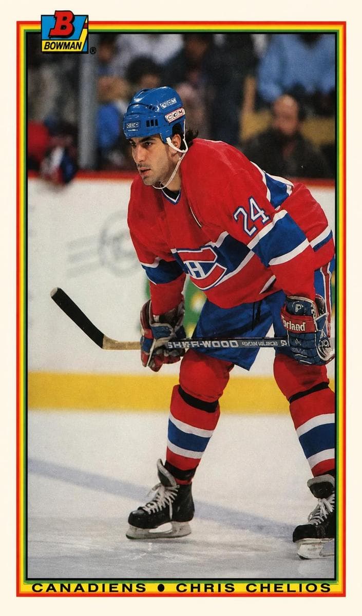 Chris Chelios 1990 bowman Bowman