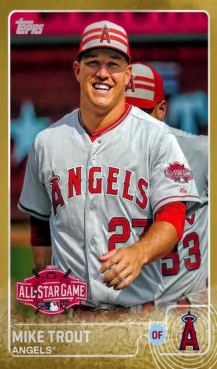 Mike Trout 2015 topps Topps Update