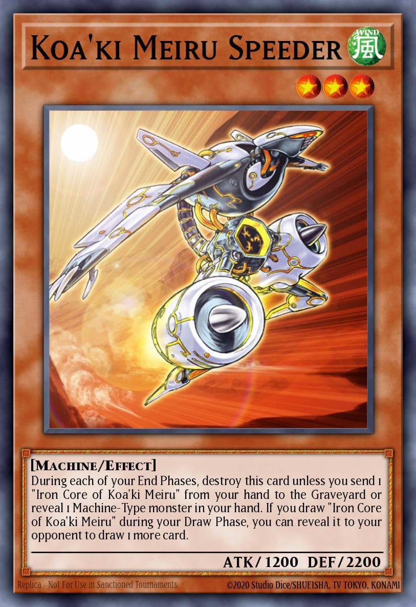 Koa'ki Meiru Speeder 2009 Yu-Gi-Oh! Ancient Prophecy