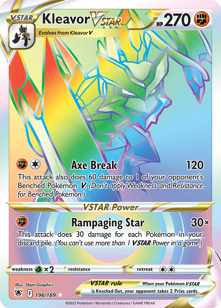 Kleavor VSTAR 2022 Pokemon Astral Radiance