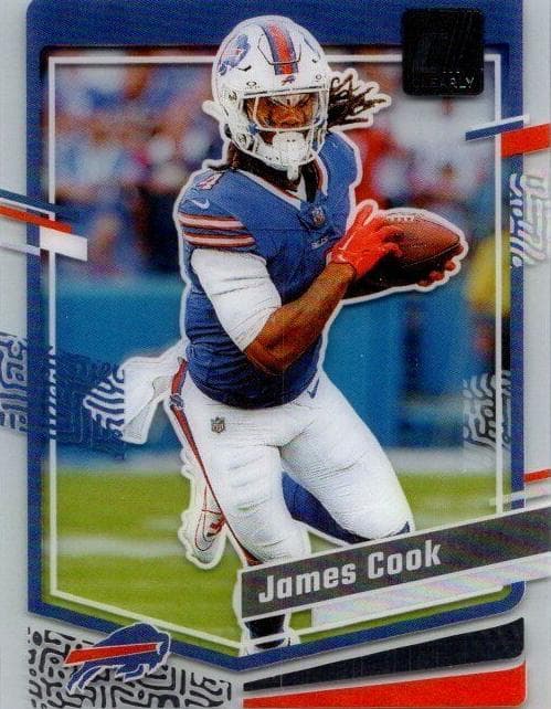 James Cook 2023 panini Clearly Donruss