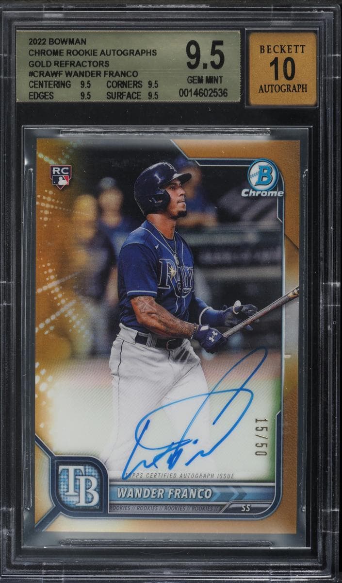 Wander Franco 2022 bowman Bowman Chrome