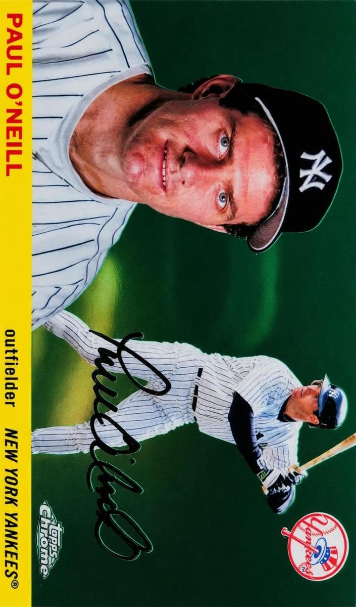 Paul O'Neill trading card