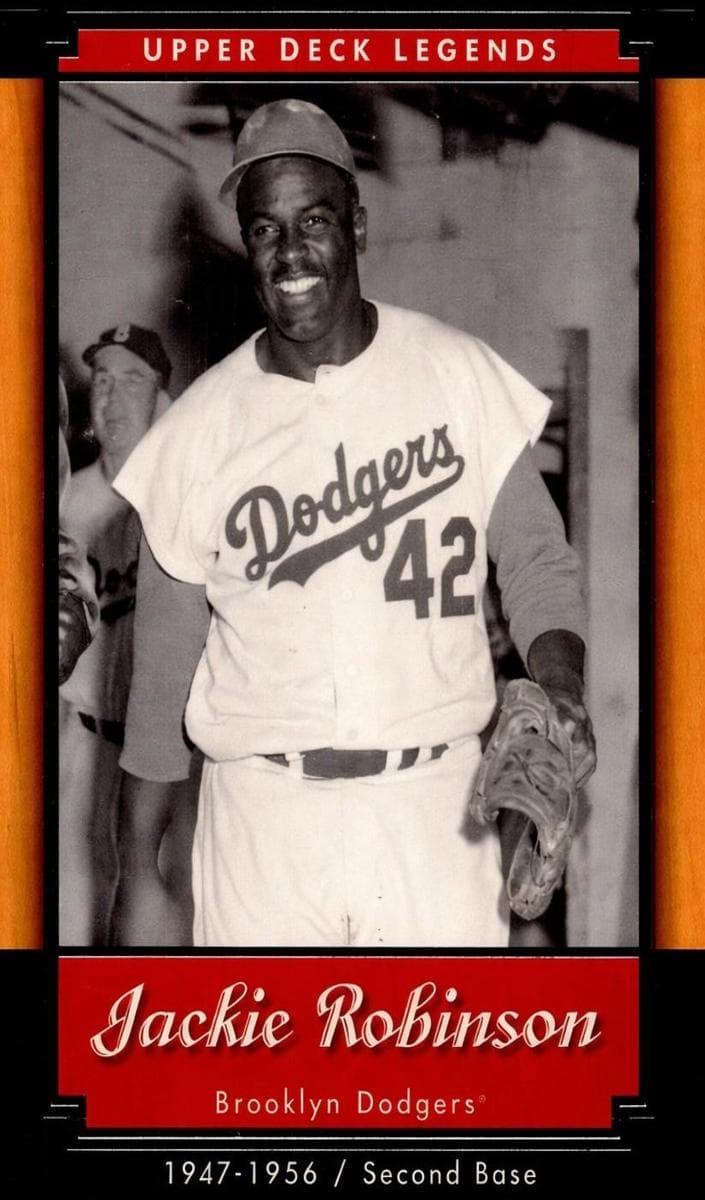 Jackie Robinson 2001 upper-deck Upper Deck Legends