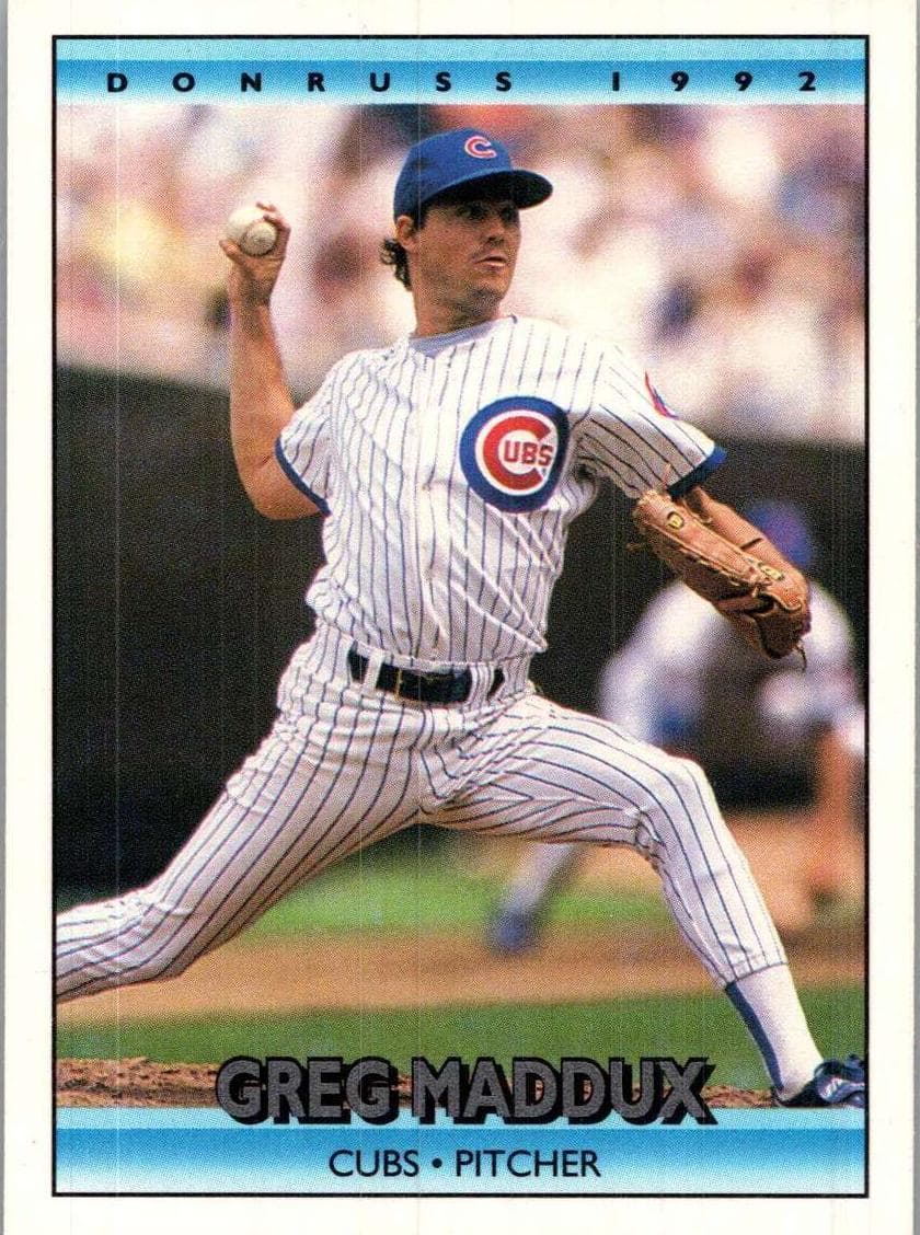 Greg Maddux 1992 panini Donruss