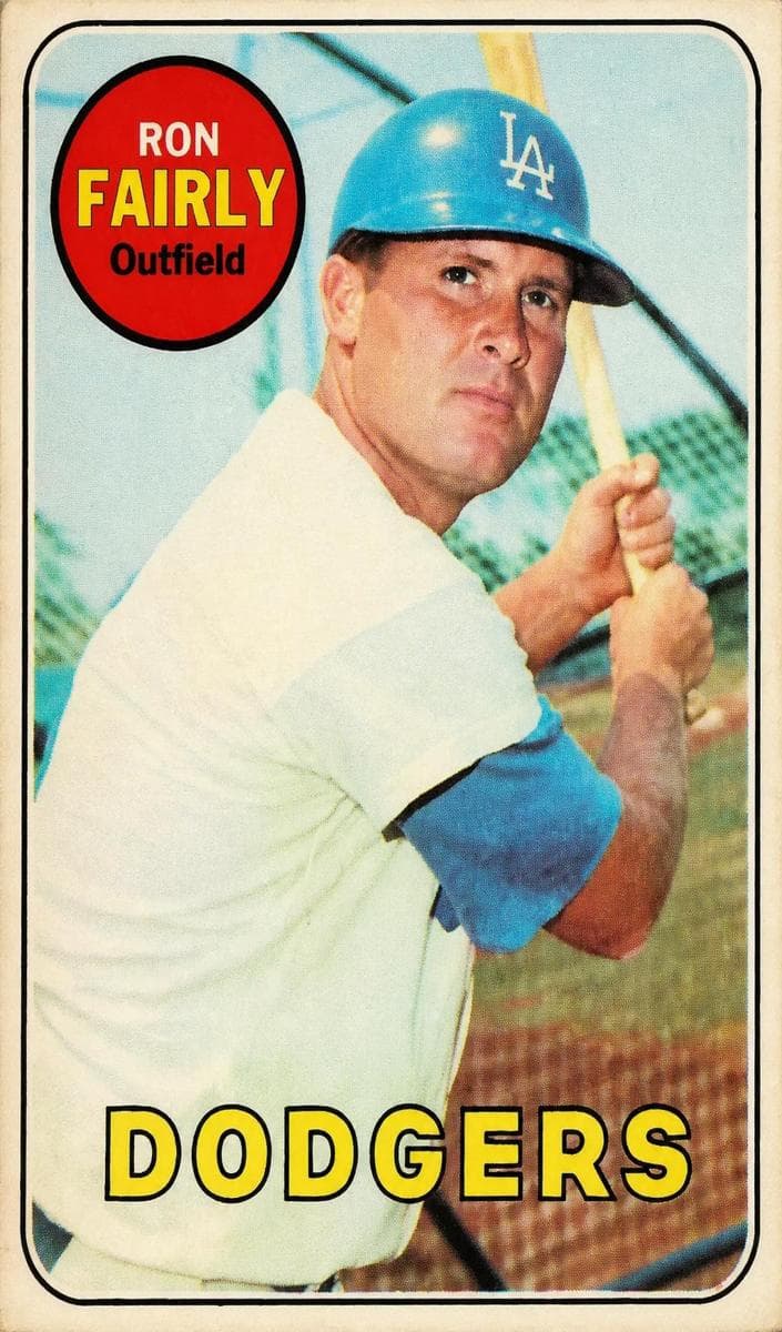 Ron Fairly 1969 topps O-Pee-Chee