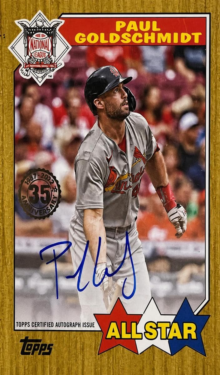 Paul Goldschmidt 2022 topps Topps Update