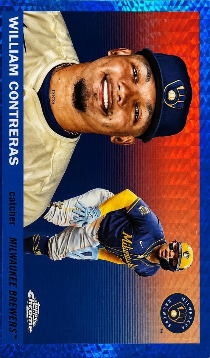 William Contreras 2025 topps Topps Chrome Platinum