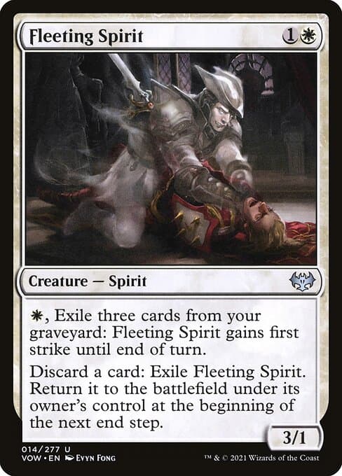 Fleeting Spirit 2022 Magic: The Gathering Innistrad: Double Feature