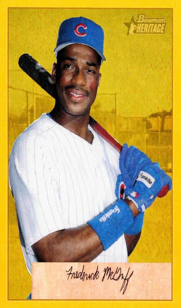 Fred McGriff 2002 bowman Bowman Heritage