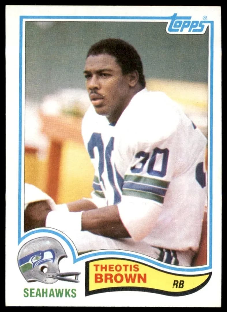 Theotis Brown 1982 topps Topps