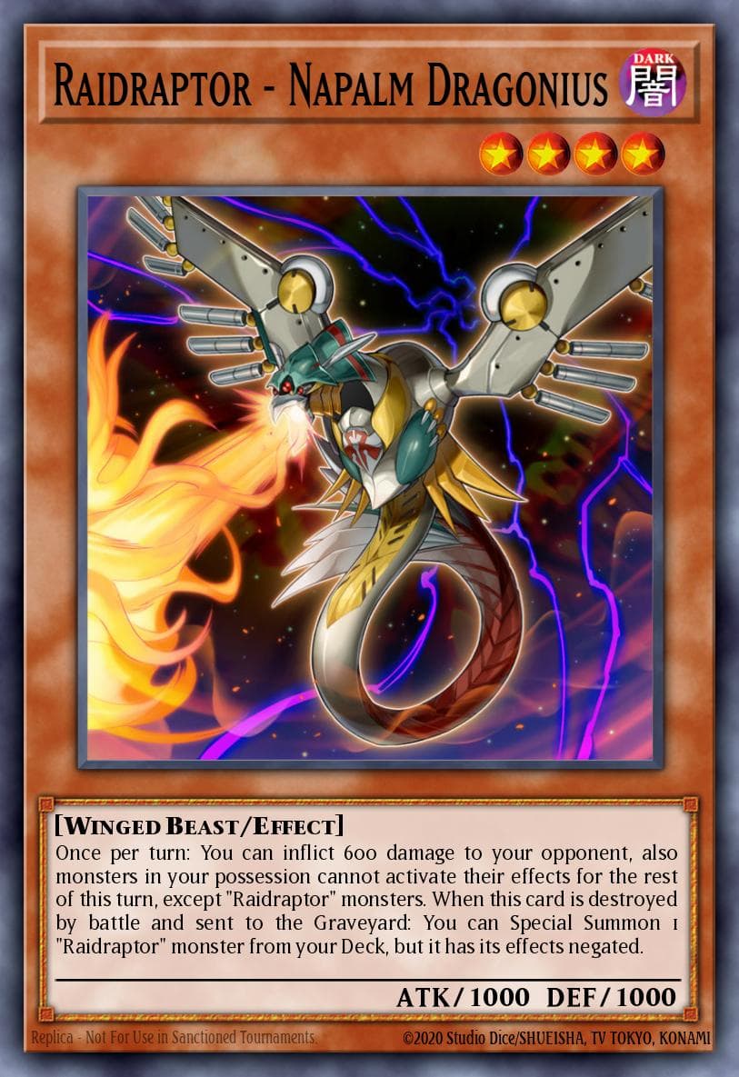 Raidraptor - Napalm Dragonius #DRL3-EN004