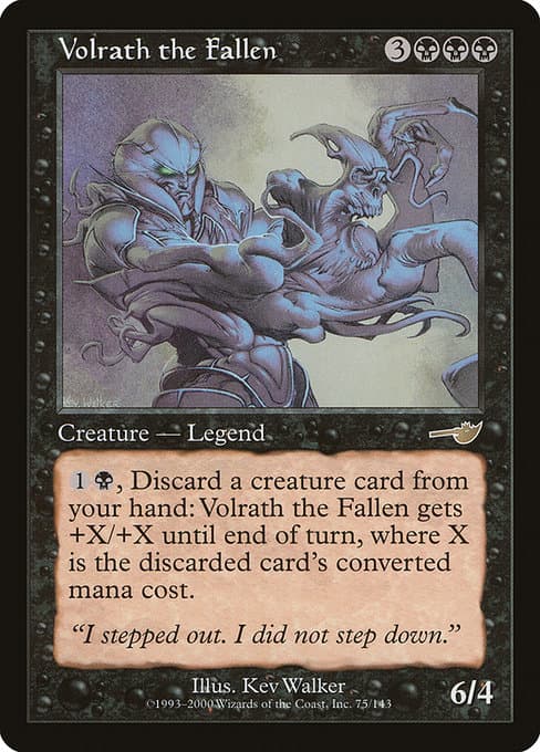 Volrath the Fallen 2000 Magic: The Gathering Nemesis Foil