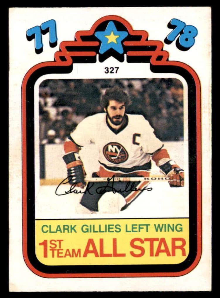 Clark Gillies 1978 topps O-Pee-Chee