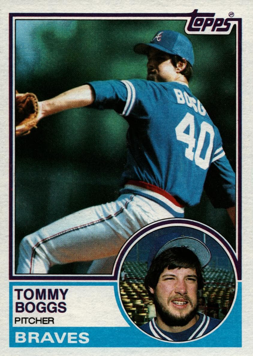 Tommy Boggs trading card