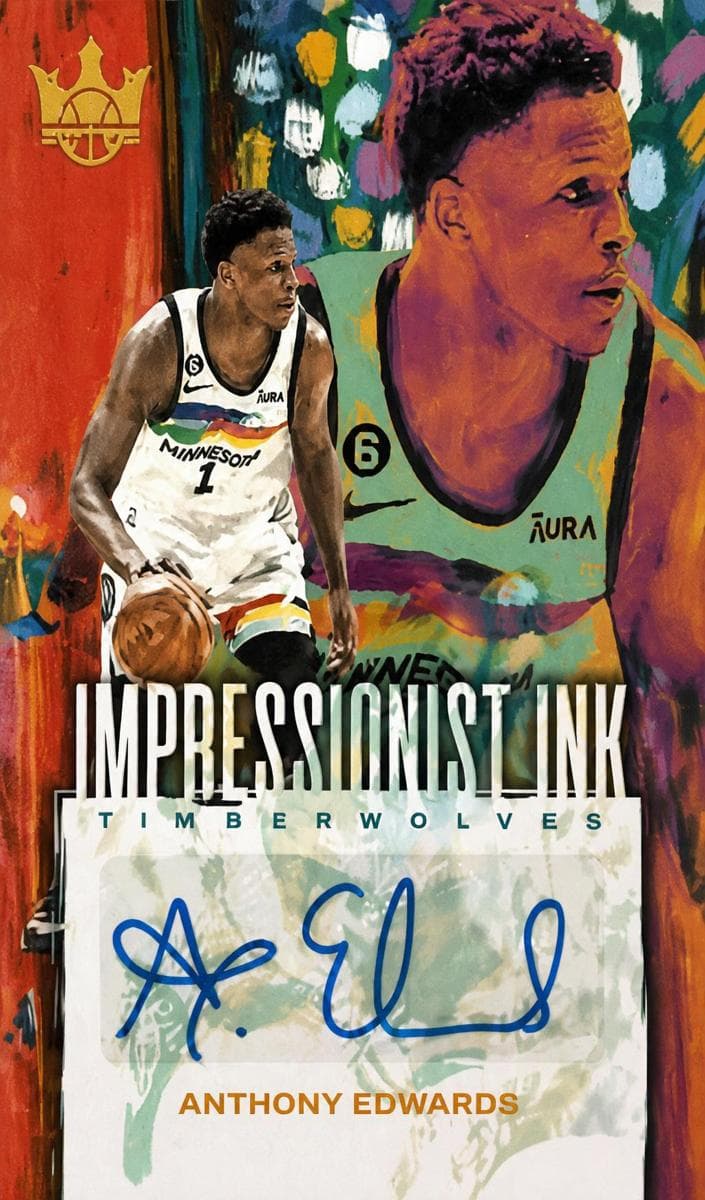 Anthony Edwards 2023 panini Panini Court Kings