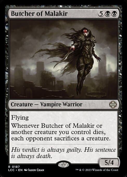 Butcher of Malakir 2023 Magic: The Gathering