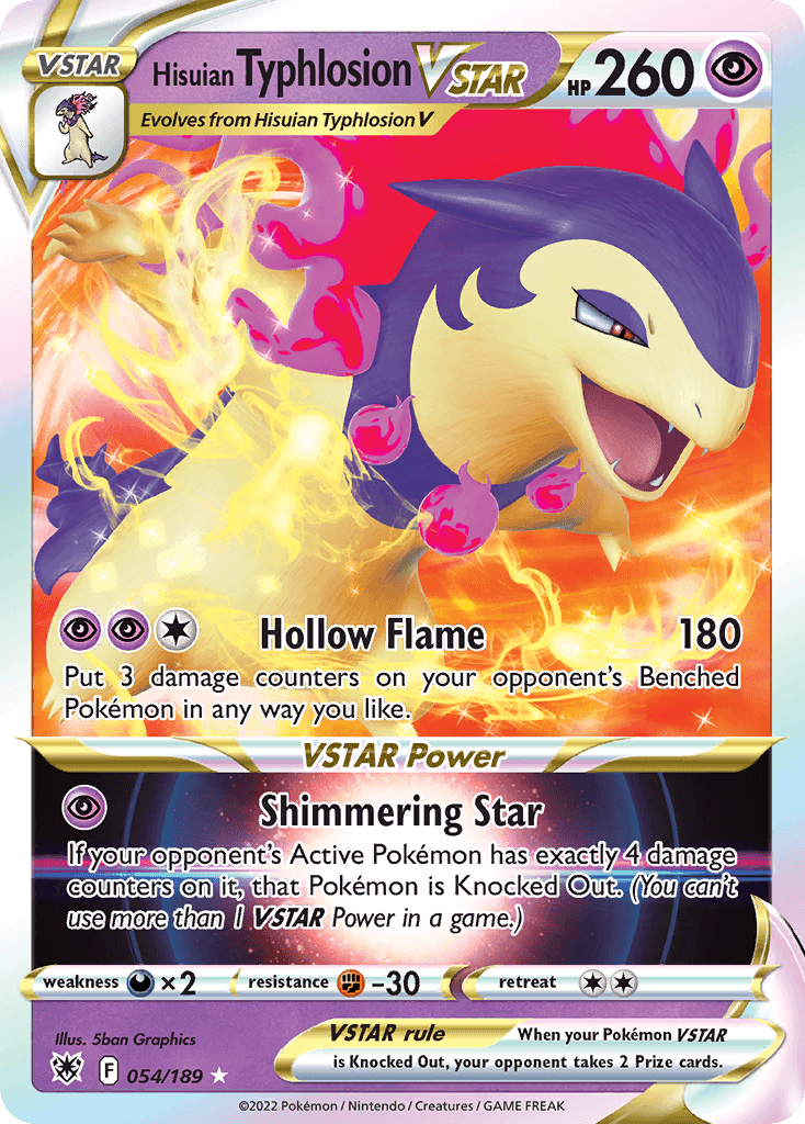 Hisuian Typhlosion VSTAR 2022 Pokemon