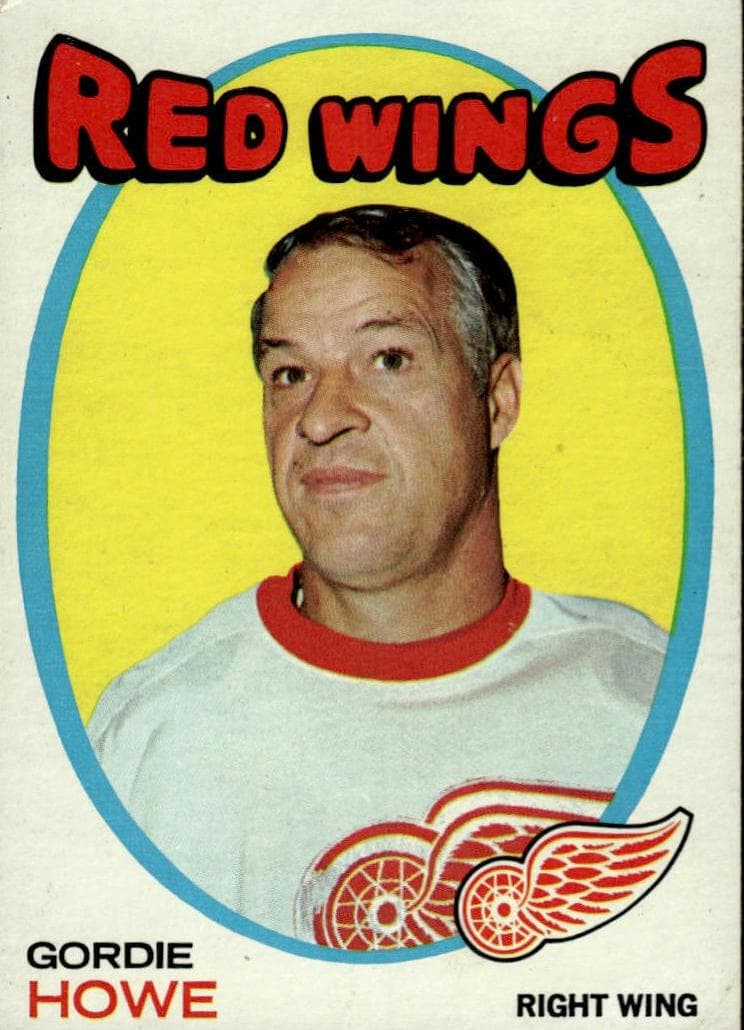 Gordie Howe 1971 topps Topps