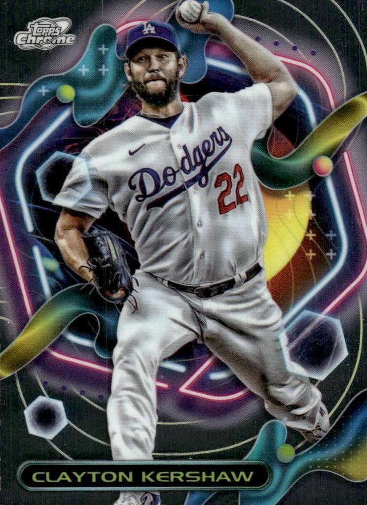 Clayton Kershaw 2023 topps Topps Cosmic Chrome