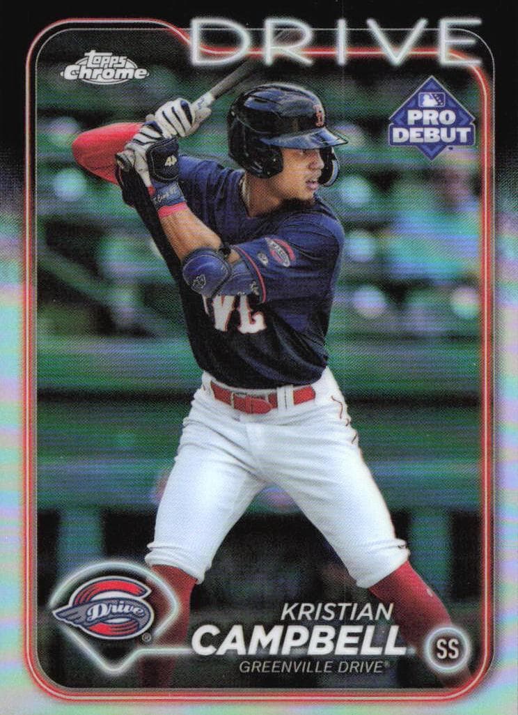 Kristian Campbell 2024 topps Topps Pro Debut