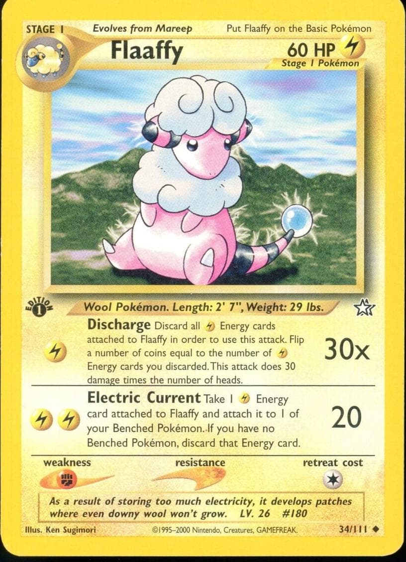 Flaaffy trading card