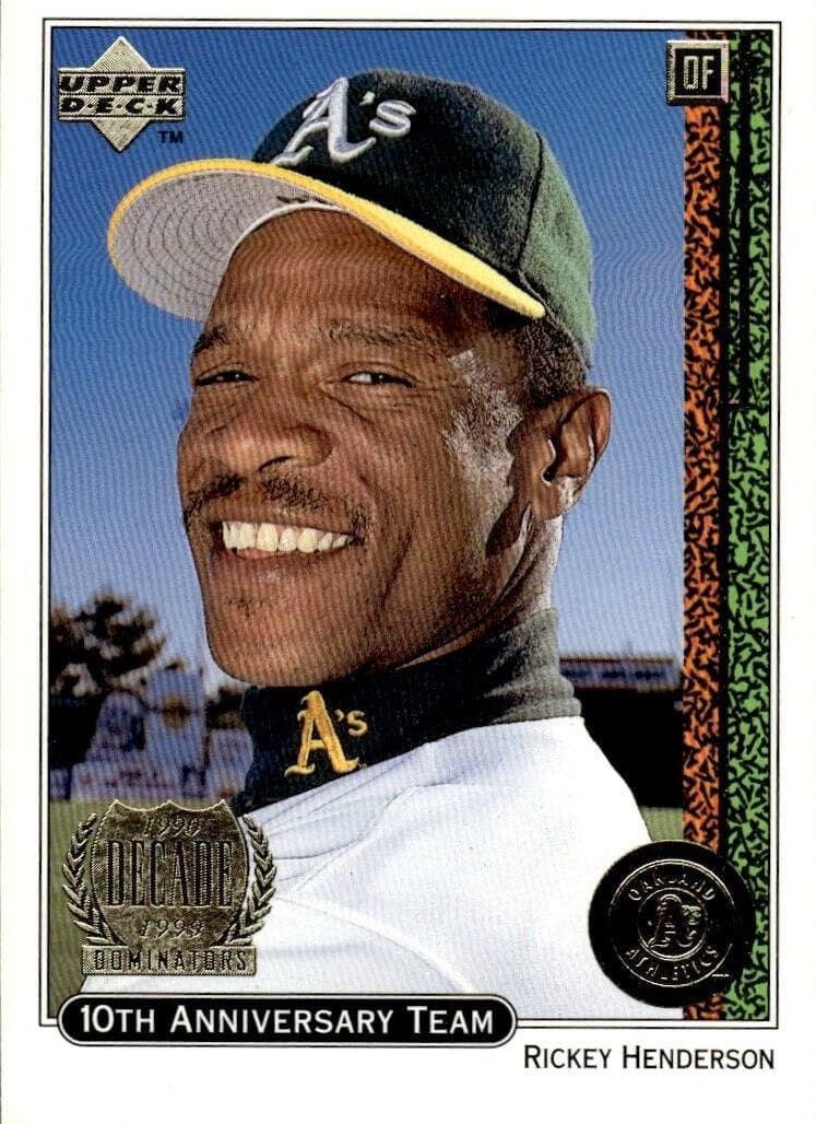 Rickey Henderson 1999 upper-deck Upper Deck