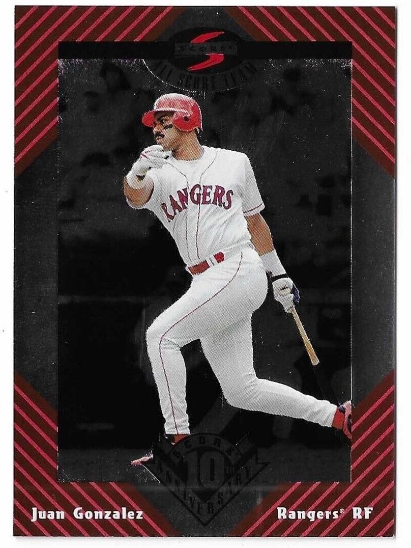 Juan Gonzalez 1998 panini Score