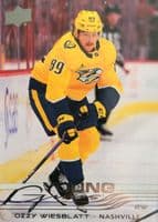 Ozzy Wiesblatt trading card