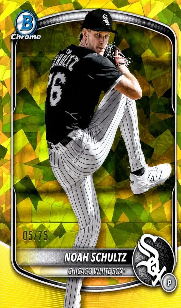 Noah Schultz 2025 bowman Bowman Chrome Sapphire Edition