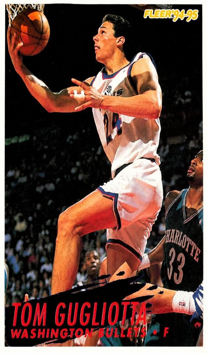 Tom Gugliotta 1994 fleer Fleer