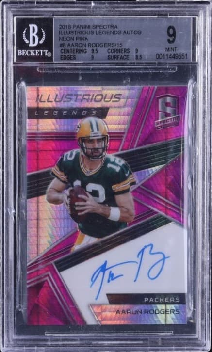 Aaron Rodgers 2018 panini