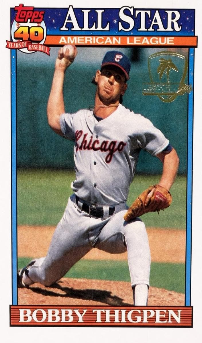Bobby Thigpen 1991 topps Topps