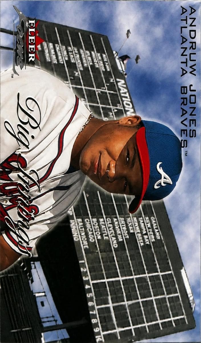 Andruw Jones 2001 fleer